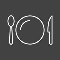 Unique Utensils Vector Line Icon