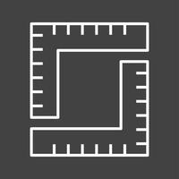 Unique Measurement Vector Line Icon