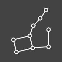 Unique Constellation Vector Line Icon