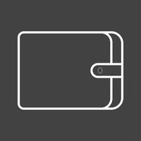 Unique Wallet Vector Line Icon