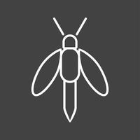 Unique Firefly Line Vector Icon