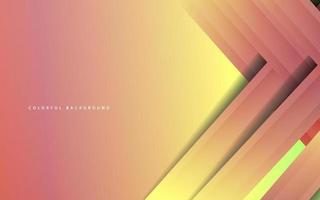 Abstract papercut multicolor background vector