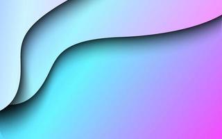 Abstract wave shape gradient color rainbow color background vector