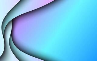 Abstract wave shape gradient color rainbow color background vector