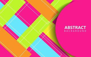 Abstract banner color background vector
