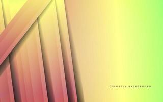 Abstract papercut multicolor background vector