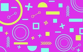 Flat geometric abstract background vector