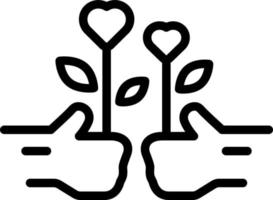 line icon for desired vector