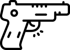 line icon for trigger vector