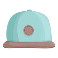 vector de dibujos animados de icono de gorra casual. gorra de béisbol