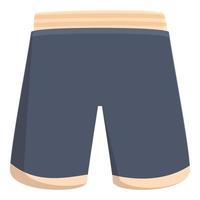 vector de dibujos animados de icono de pantalones cortos de boxeo. caja de deporte