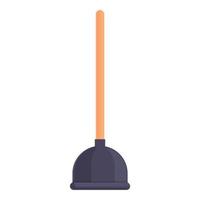 Toilet sucker icon cartoon vector. Brush tool vector