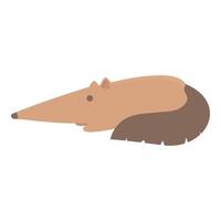 Anteater icon cartoon vector. Giant animal vector