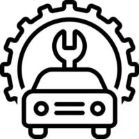 line icon for service vector