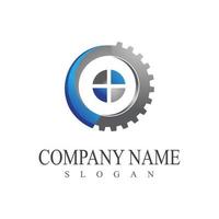 Gear Logo Template vector icon illustration design