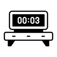 A beautifully design of digital timer vector icon