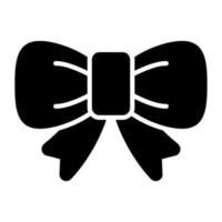 An icon of beautiful ribbon bow in trendy style vector