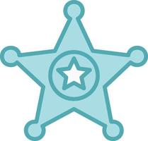 Justice Sheriff Vector Icon