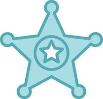 Justice Sheriff Vector Icon