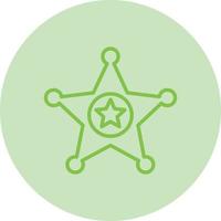 Justice Sheriff Vector Icon