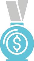 Money Gold Medal Vector Icon