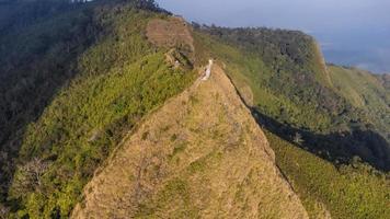 View of   Phu Chi Dao or Phu Chee Dao mountain at Chiang Rai, Thailand photo