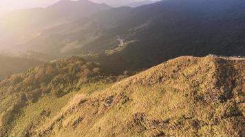 Aerial view of Chee Dao hill Chiang Rai Thailand photo