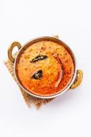 khus khus sabzi also called khas khas ki sabji made using poppy seeds, tasty Indian recipe photo