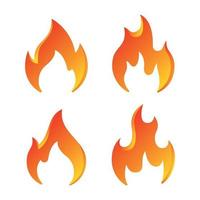 Set of Flames Gradient vector