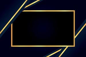 Blue gold Premium Background vector