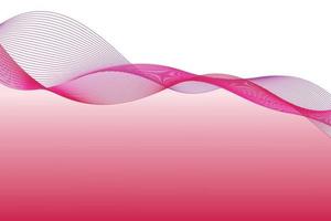 Wave Abstract Lines Red Background vector