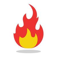 Red Yellow Flame vector