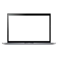 Laptop Realistic Mockup vector