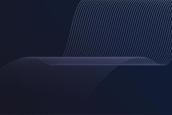 Blue Abstract Lines 1