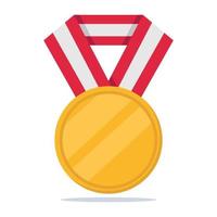 Shiny Gold Medal vector