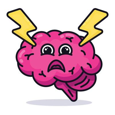 Pink Brain Headache