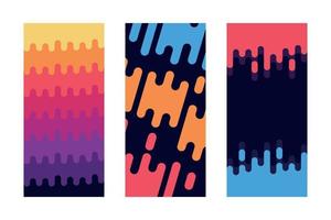 Mobile Abstract Shapes Backgrounds 2 vector