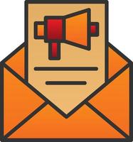 Email Marketing Vector Icon Design