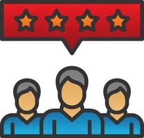 Customer Reviews Vector Icon Design