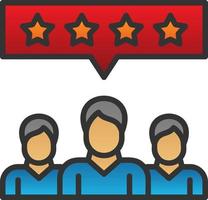 Customer Reviews Vector Icon Design