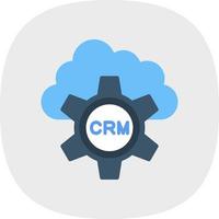 CRM Vector Icon Design