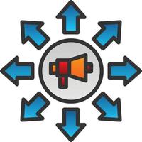 Advertising Submission Vector Icon Design