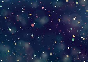 Christmas Festive Bokeh Blur Lights Colorful Background vector