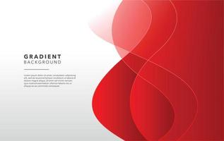 red white abstract gradient background vector