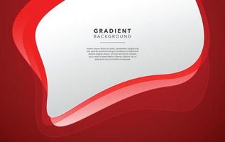 red white abstract gradient background vector