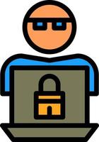 Cyber Attack Vector Icon Design