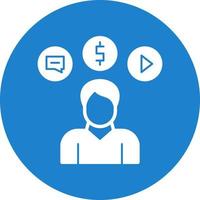 Consumer Behavior Vector Icon Design