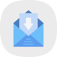 Inbox Vector Icon Design