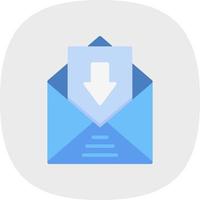 Inbox Vector Icon Design