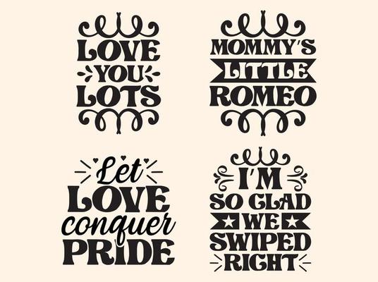 Valentine svg design set